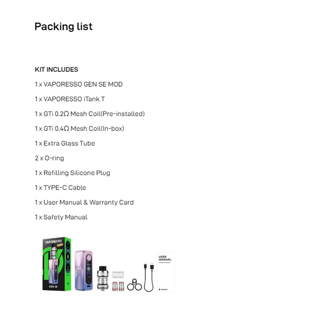 Vaporesso-GEN-SE-Kit
