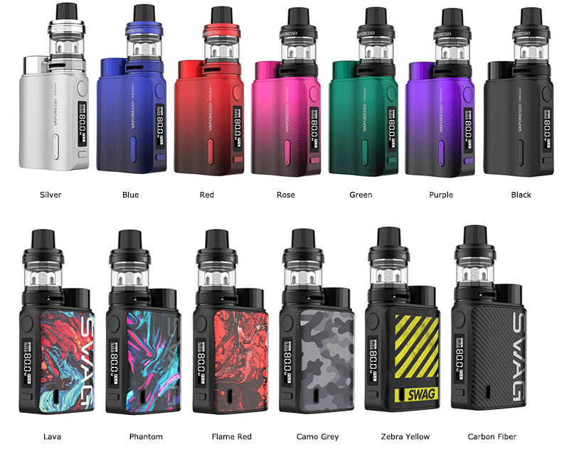 Vaporesso Swag 2 Kit Colors Available