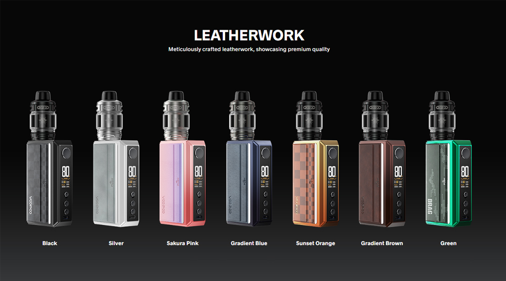 Dual Air IntakesE-Liquid VOOPOO Drag 5 Kit Mod Tank Starter Kit Electronic  Cigarette Without Nicotine Vape Australia Spare Glass Container