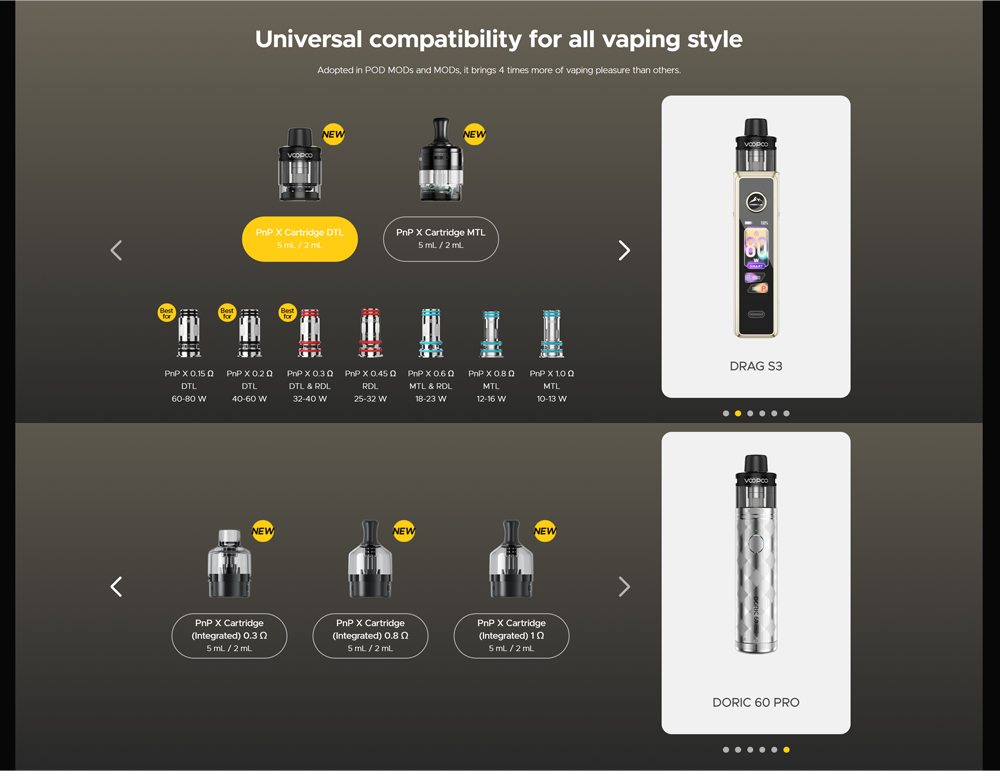 elf bar vape uk DRAG X2-VOOPOO VAPE Spark Your Life | PnP X Compatible