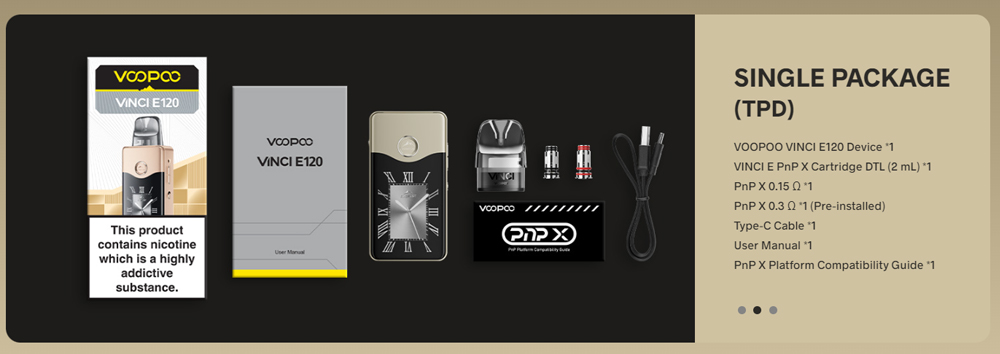 VOOPOO-VINCI-E120-Pod-Mod-Kit-4500mAh