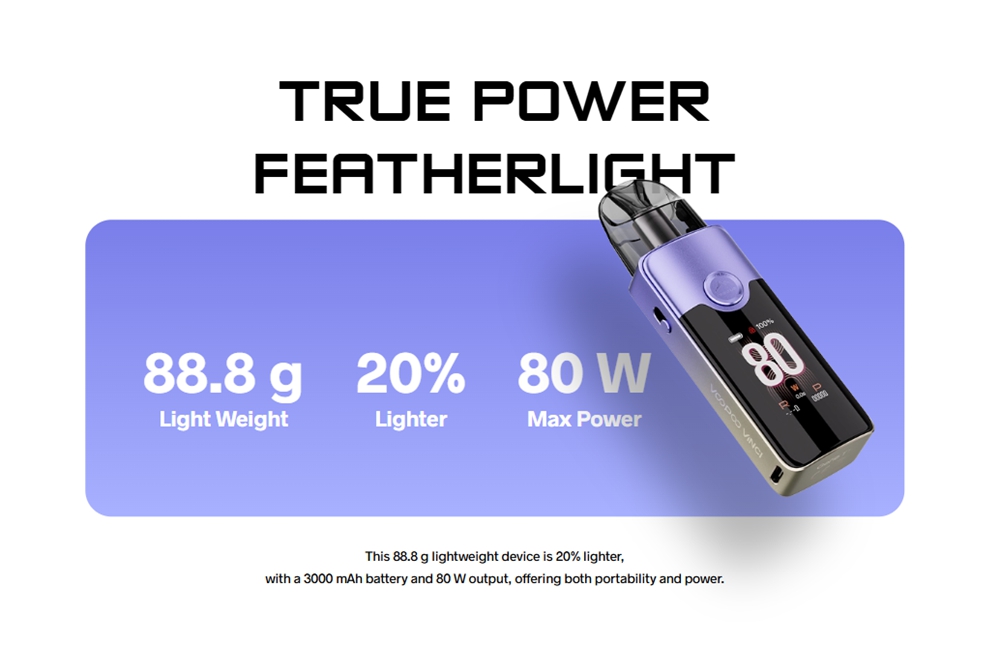 geekvape aegis solo 3 istruzioni VooPoo Vinci E80 Pod Kit - 3000mAh in Manitoba main image 0