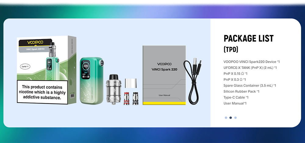 elfbar nachfüll pod läuft aus VOOPOO Vinci Spark100 Kit main image 1