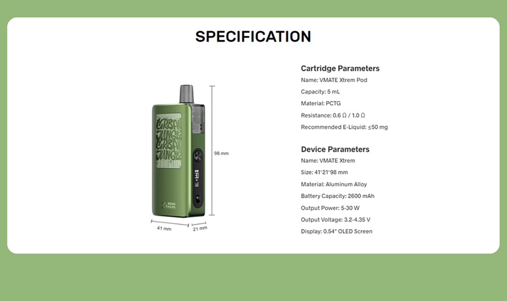 VOOPOO-Vmate-Xtrem-Pod-Kit