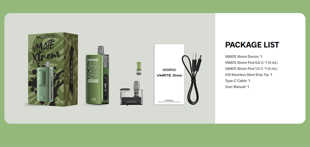 VOOPOO-Vmate-Xtrem-Pod-Kit