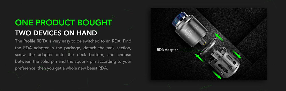 Profile RDTA Easy To Switch To An RDA