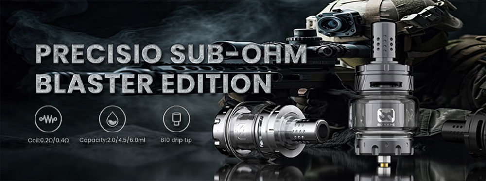 BD Vape Precisio Sub Ohm Blaster Edition Tank 4.5ml