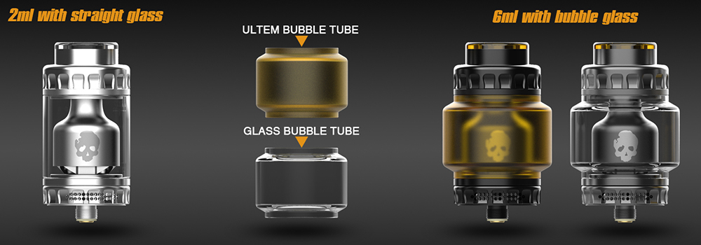 Bltto RTA With Ultem And Glass Tubes