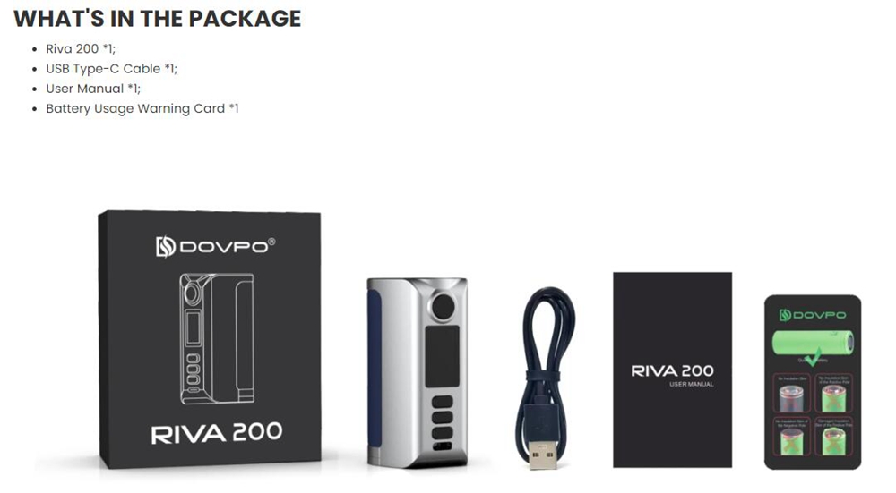Dovpo Riva 200 Box Mod