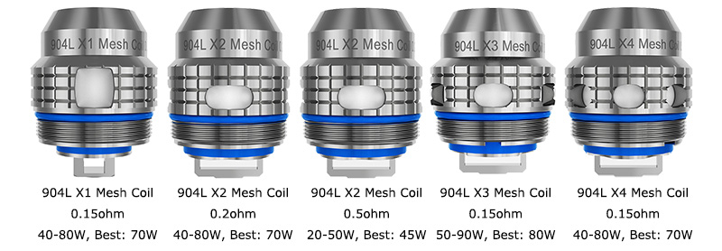 904L X Mesh Coils