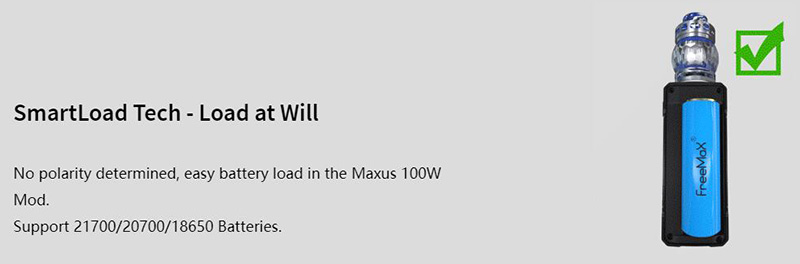 Freemax Maxus 100W Battery