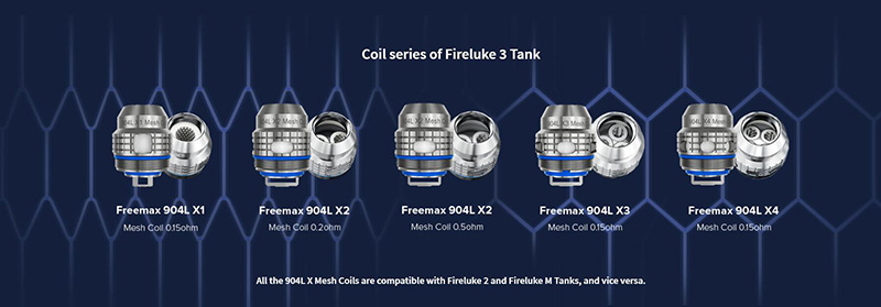 Freemax Maxus 100W Coils
