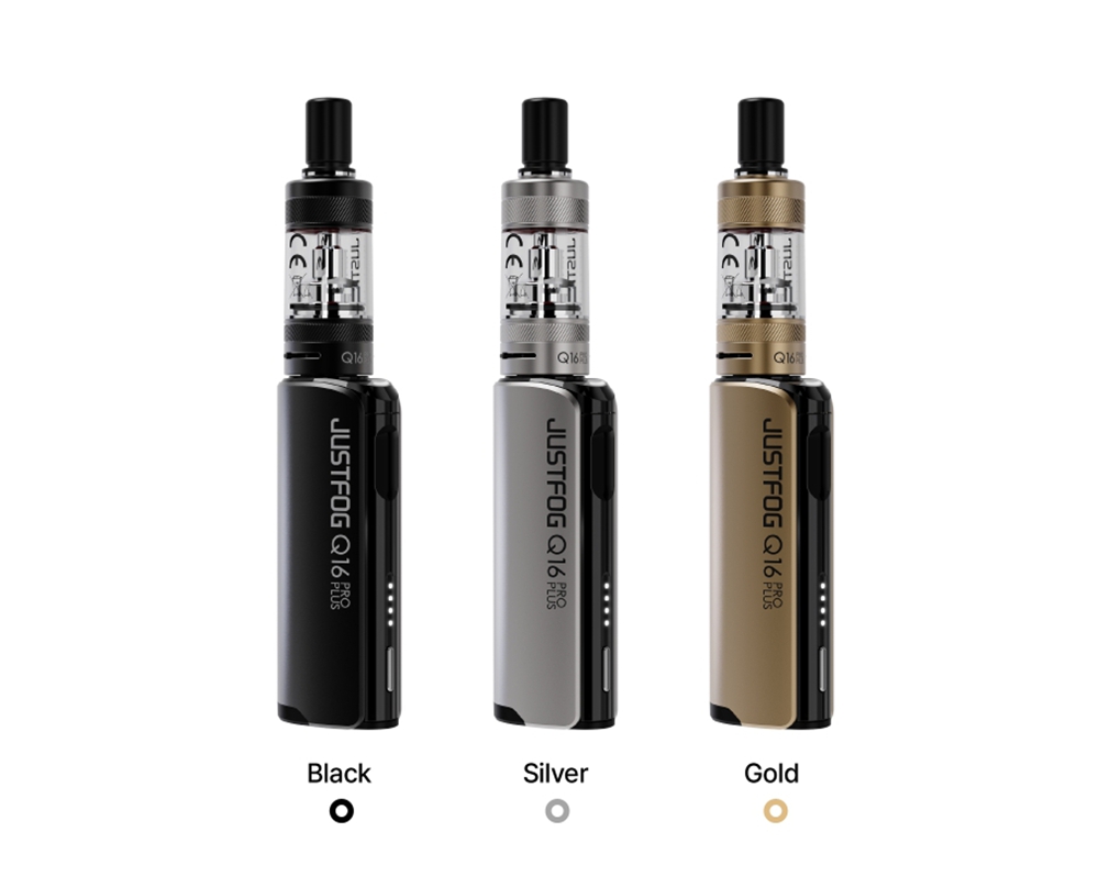 q16 pro plus justfog Justfog Q16 Pro Plus Kit 😍Built-in 1500mAh battery 😘Variable  voltage/adjustable airflow 🥰Fit for 14/16 Series Coil ⚠ Warning: The  device is used with e-liquid which contains addictive chemical nicotine.  For Adult use main image 1