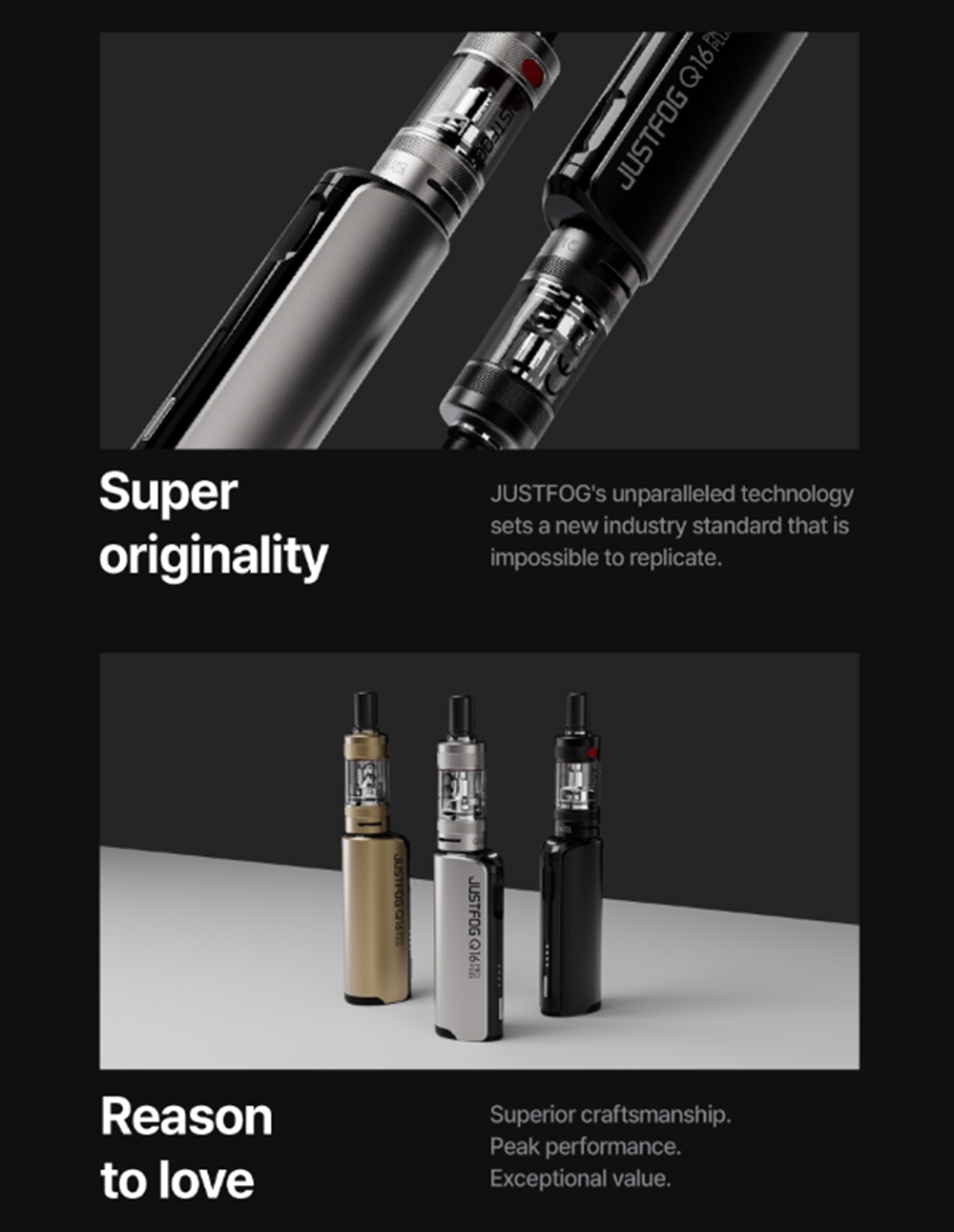 geekvape aegis solo 3 istruzioni JUSTFOG Q16 Pro Plus Kit main image 1