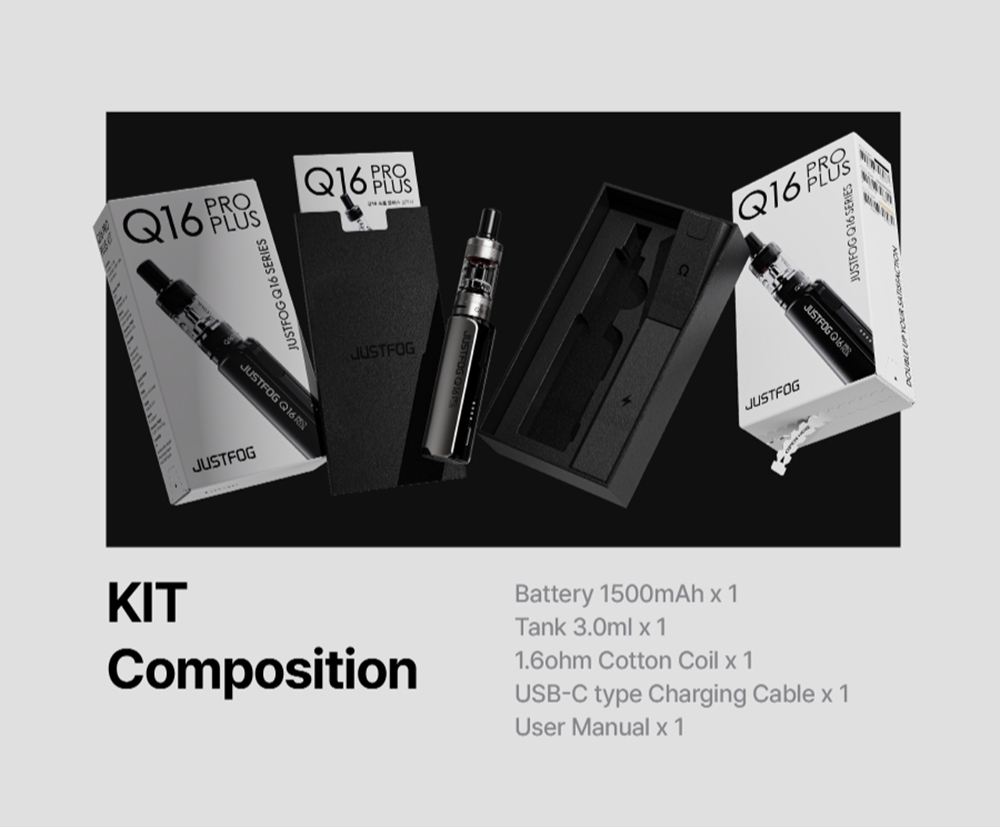 Justfog-Q16-Prp-Plus-Kit