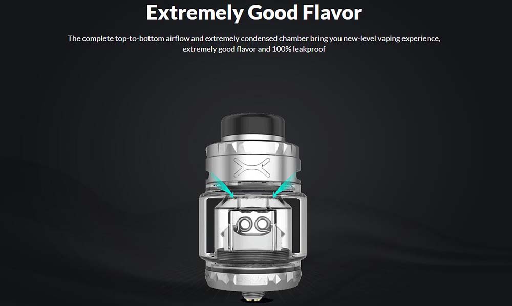 OXVA Arbiter RTA With Top To Bottom Airflow