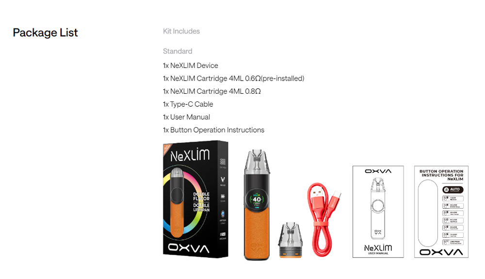 OXVA-NeXLIM-Pod-System-Kit