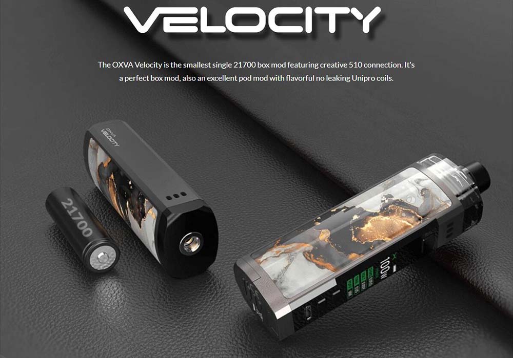 OXVA Velocity 21700 Pod Kit WIth Creative 510 Connector
