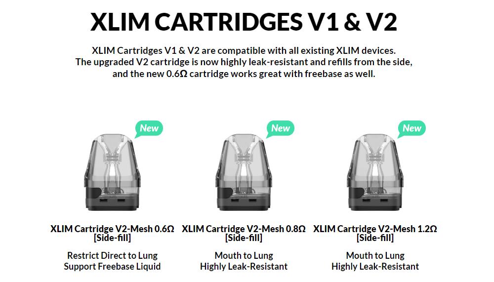 OXVA Xlim V2 Pod Cartridge 2ml 3PCS/Pack