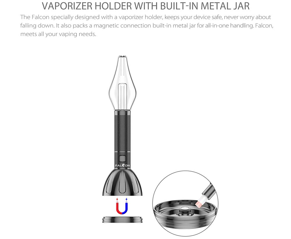 Yocan Falcon kit With Built-in Metal Jar