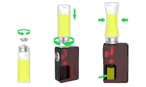 how to use vandy vape refill squonk bottles